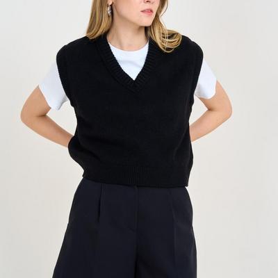 Kadın V Yaka Süveter